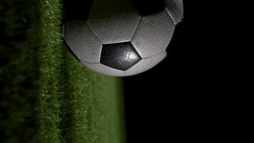 Animation of networks of connections falling over football player. Global sports technology digital interface and connections concept digitally generated video. - Powered by Shutterstock - Get 15% off with code: PIKWIZARD15