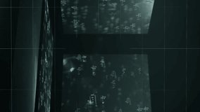 Animation of scope scanning with globe of network of connections. Connections networks technology and digital interface concept digitally generated video. - Powered by Shutterstock - Get 15% off with code: PIKWIZARD15