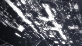 Animation of network of connections and padlock icon over black of american lab. global internet security data processing networks connections - Powered by Shutterstock - Get 15% off with code: PIKWIZARD15