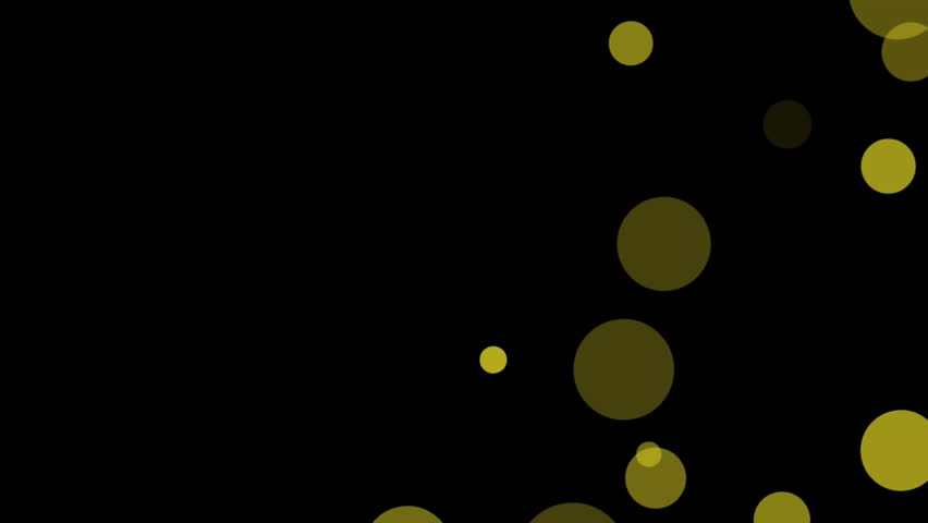 Animation of confetti and yellow light spots pattern moving on black background. Pattern, light and movement concept digitally generated video. - Powered by Shutterstock - Get 15% off with code: PIKWIZARD15