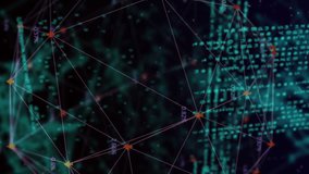 Animation of globe with network of connections and data processing. Global networks, computing and data processing concept digitally generated video. - Powered by Shutterstock - Get 15% off with code: PIKWIZARD15