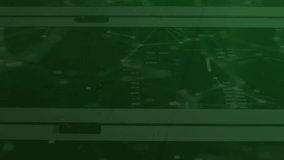 Animation of circuit board pattern forming brain over connected dots on server room in background. Digital composite, artificial intelligence, communication, technology and network server concept. - Powered by Shutterstock - Get 15% off with code: PIKWIZARD15