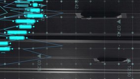Animation of financial data processing over computer servers. Global business, finances, computing and data processing concept digitally generated video. - Powered by Shutterstock - Get 15% off with code: PIKWIZARD15
