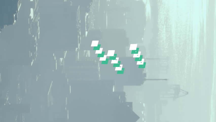 Animation of digital data processing over cityscape. Global business, finances, computing and data processing concept digitally generated video. - Powered by Shutterstock - Get 15% off with code: PIKWIZARD15