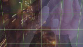 Animation of financial data processing over caucasian woman using smartphone and cityscape. global finances, computing and digital interface concept digitally generated video. - Powered by Shutterstock - Get 15% off with code: PIKWIZARD15