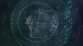 Animation of globe coronavirus cells over man wearing face mask. Global covid pandemic and healthcare services concept digitally generated video. - Powered by Shutterstock - Get 15% off with code: PIKWIZARD15