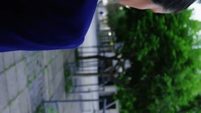 Composition of smiling fit caucasian woman working in office with double. Global business digital interface technology and networking concept digitally generated video. - Powered by Shutterstock - Get 15% off with code: PIKWIZARD15