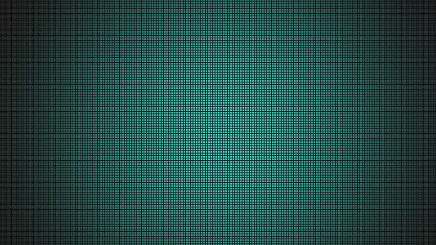 Looping animation of a flickering teal pixel grid. This abstract digital screen texture is an ideal tech background, display mockup, or modern visual overlay.
