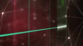 Animation of network of connections over clock moving fast. Global connections networks and data processing concept digitally generated video. - Powered by Shutterstock - Get 15% off with code: PIKWIZARD15