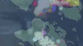 Animation of increasing subscribers on speech bubble over world map against night city street. Social media networking and business technology concept - Powered by Shutterstock - Get 15% off with code: PIKWIZARD15