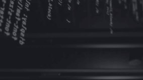 Animation of round scanners, data processing and mathematical equations against server room. Computer interface and business data storage technology concept - Powered by Shutterstock - Get 15% off with code: PIKWIZARD15