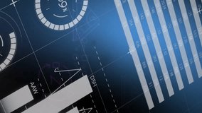 Animation of mathematical equations and data processing. Global science, business, finances, computing and data processing concept digitally generated video. - Powered by Shutterstock - Get 15% off with code: PIKWIZARD15