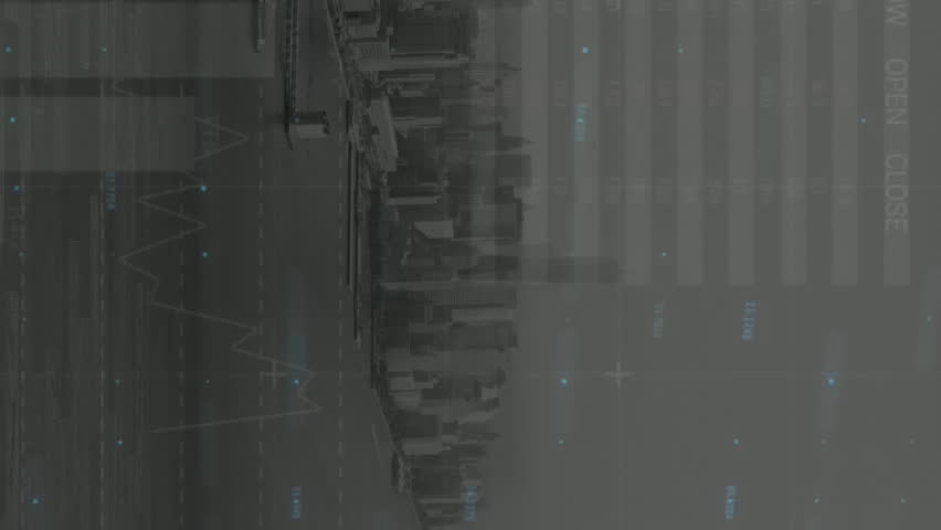 Animation of data processing with world map over cityscape. Global business and digital interface concept digitally generated video. - Powered by Shutterstock - Get 15% off with code: PIKWIZARD15