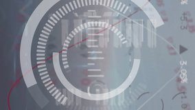 Animation of scope scanning, statistics recording and data processing. global connections and digital interface concept digitally generated video. - Powered by Shutterstock - Get 15% off with code: PIKWIZARD15