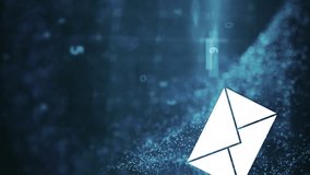 Animation of 6g text, email envelope icons, online security padlock over digits changing. global network, communication, connection and technology concept digitally generated video. - Powered by Shutterstock - Get 15% off with code: PIKWIZARD15