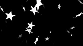 Digital animation of multiple stars and snowflakes icons floating against red background. christmas festivity and celebration vector illustration concept - Powered by Shutterstock - Get 15% off with code: PIKWIZARD15