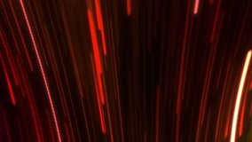 Animation of neon red trails moving over spots. Abstract background, retro future and pattern concept digitally generated video. - Powered by Shutterstock - Get 15% off with code: PIKWIZARD15