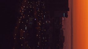 Animation of social media data processing over cityscape. Global social media, connections, computing and data processing concept digitally generated video. - Powered by Shutterstock - Get 15% off with code: PIKWIZARD15