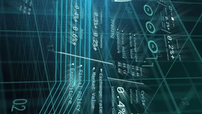 Animation of financial data processing over american dollar symbol. Global business, finances, computing and data processing concept digitally generated video. - Powered by Shutterstock - Get 15% off with code: PIKWIZARD15