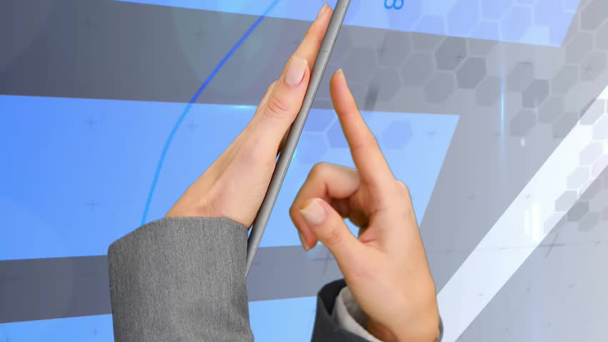 Animation of financial data processing over caucasian businessman using tablet. Global finance, business, connections, computing and data processing concept digitally generated video. - Powered by Shutterstock - Get 15% off with code: PIKWIZARD15