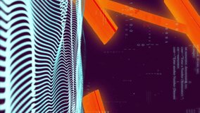 DNA strand and binary coding over abstract digital landscape. Genetics, biotechnology, data, code, technology, science - Powered by Shutterstock - Get 15% off with code: PIKWIZARD15