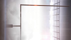 Animation of gold confetti falling over american football pitch at stadium. sport, achievement, competition, game and celebration concept, digitally generated video - Powered by Shutterstock - Get 15% off with code: PIKWIZARD15