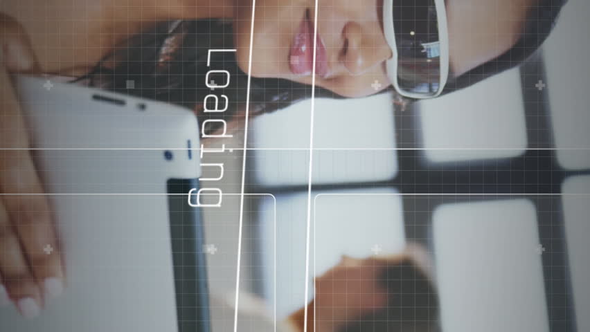 Animation of scope scanning and data processing over woman wearing vr headset. data processing, connections and technology concept digitally generated video. - Powered by Shutterstock - Get 15% off with code: PIKWIZARD15