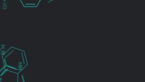 Animation of globe over chemical formulas and data processing on black background. data processing, science, network, computers and technology concept digitally generated video. - Powered by Shutterstock - Get 15% off with code: PIKWIZARD15