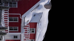 Animation of fireworks exploding over house and winter scenery. New year's eve, christmas, festivity, celebration and tradition concept digitally generated video. - Powered by Shutterstock - Get 15% off with code: PIKWIZARD15