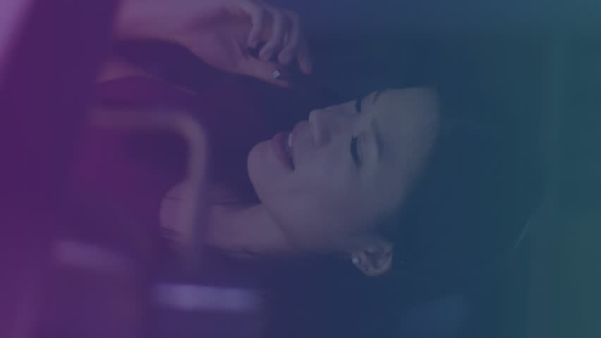 Animation of clouds, arrows and data processing over businesswoman. Global business, finances, cloud computing and data processing concept digitally generated video. - Powered by Shutterstock - Get 15% off with code: PIKWIZARD15