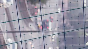 Animation of financial data processing over road traffic in city. Global business, finance, data processing and digital interface concept digitally generated video. - Powered by Shutterstock - Get 15% off with code: PIKWIZARD15