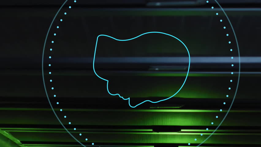 Animation of ai chat dialogue and scanner with brain network over male technician in server room. Connection, ai, network, data, digital interface and communication, digitally generated video. - Powered by Shutterstock - Get 15% off with code: PIKWIZARD15