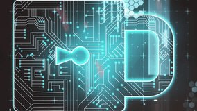 Animation of digital interface data processing with messages and online security padlock. Global technology online network concept digitally generated image. - Powered by Shutterstock - Get 15% off with code: PIKWIZARD15