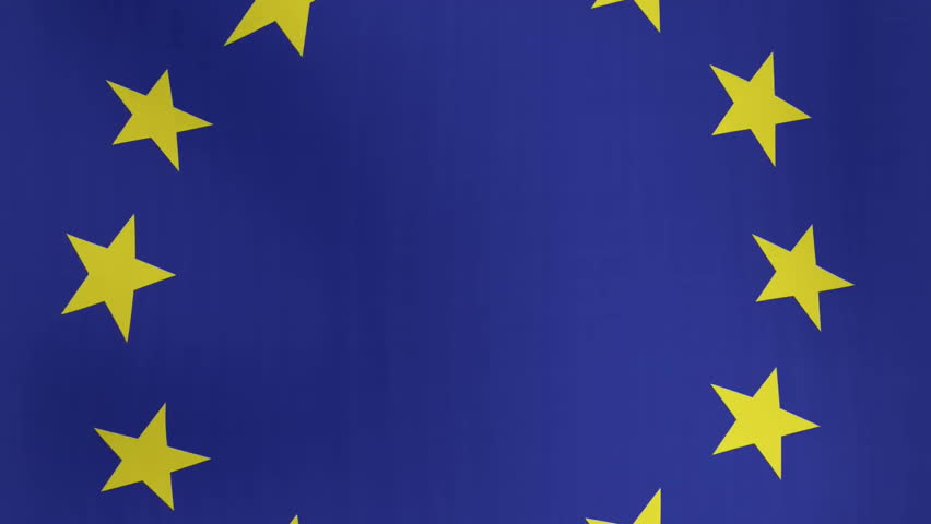 Network of connections animation over European Union flag with handprint. Technology, communication, integration, digital, globalization, cooperation - Powered by Shutterstock - Get 15% off with code: PIKWIZARD15