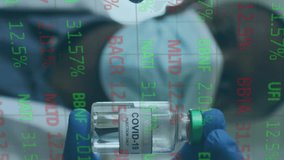 Animation of financial data processing over businessman using smartphone. Back to school and education technology concept. - Powered by Shutterstock - Get 15% off with code: PIKWIZARD15