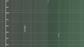 Animation of green line with statistics and data processing over grid. global business, digital interface and technology concept digitally generated video. - Powered by Shutterstock - Get 15% off with code: PIKWIZARD15