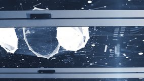 Animation of social media icons and numbers and network of connections over computer servers. Global social media, computing, data processing and digital interface concept digitally generated video. - Powered by Shutterstock - Get 15% off with code: PIKWIZARD15