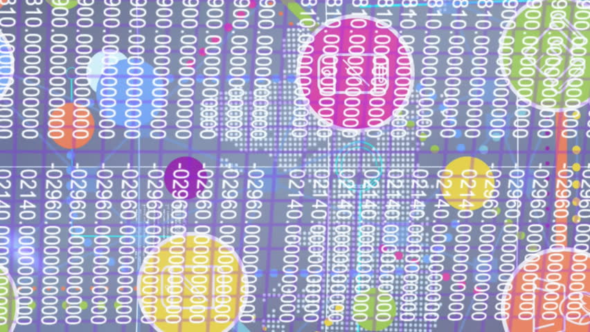 Animation of financial data processing over globe and financial data processing. Global business finances technology digital interface and connections concept digitally generated video. - Powered by Shutterstock - Get 15% off with code: PIKWIZARD15