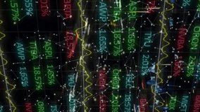 Animation of financial data processing over road traffic. Global business, finances, computing and data processing concept digitally generated video. - Powered by Shutterstock - Get 15% off with code: PIKWIZARD15