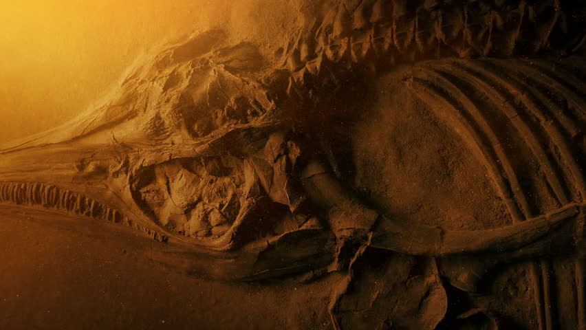 Jurassic Fish Skeleton Ancient Fossil