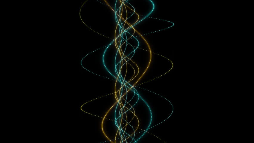 Animation of media icon and dna strands on black background. Business, social media and digital interface concept digitally generated video. - Powered by Shutterstock - Get 15% off with code: PIKWIZARD15