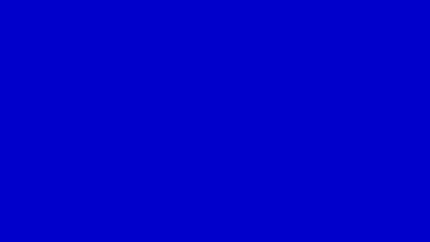 Money Notes flying up with wings on blue screen background.