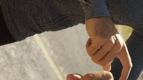 Animation of notification bars over caucasian athlete checking running stats on smartwatch. Digital composite, multiple exposure, social media reminder, shopping and technology concept. - Powered by Shutterstock - Get 15% off with code: PIKWIZARD15