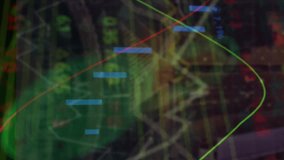 Animation of financial data, graphs and padlock with fingerprint over cityscape. global finance, economy, business, security and technology concept digitally generated video. - Powered by Shutterstock - Get 15% off with code: PIKWIZARD15