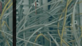 Animation of diagrams, globe and data processing over caucasian male worker in server room. Global business and digital interface concept, digitally generated video. - Powered by Shutterstock - Get 15% off with code: PIKWIZARD15