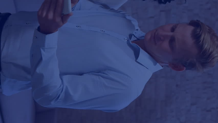 Animation of 5g icons over happy diverse couple using tablet. Network, connection, lifestyle and communication, digitally generated video. - Powered by Shutterstock - Get 15% off with code: PIKWIZARD15