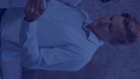 Animation of 5g icons over happy diverse couple using tablet. Network, connection, lifestyle and communication, digitally generated video. - Powered by Shutterstock - Get 15% off with code: PIKWIZARD15