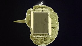 AI brain model with binary code and data processing animation. Artificial intelligence, machine learning, neural network, digital transformation, robotics, futuristic - Powered by Shutterstock - Get 15% off with code: PIKWIZARD15