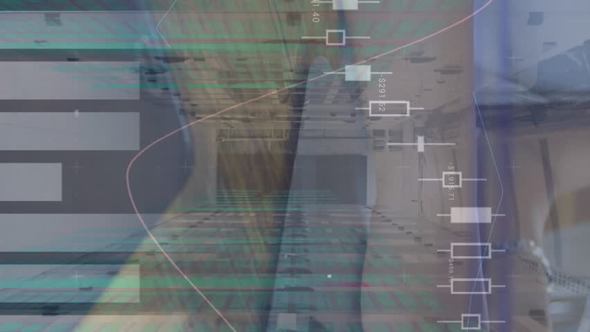 Animation of financial data processing and mathematical equations over businesswoman. global business, finances and digital interface concept digitally generated video. - Powered by Shutterstock - Get 15% off with code: PIKWIZARD15