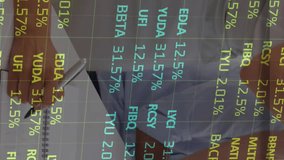 Stock market data processing over mid section of group of diverse businesspeople in meeting room. global finance and business technology concept - Powered by Shutterstock - Get 15% off with code: PIKWIZARD15